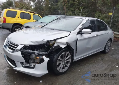 2013 Honda Accord Sport from USA, damaged, VIN 1HGCR2F50DA185122